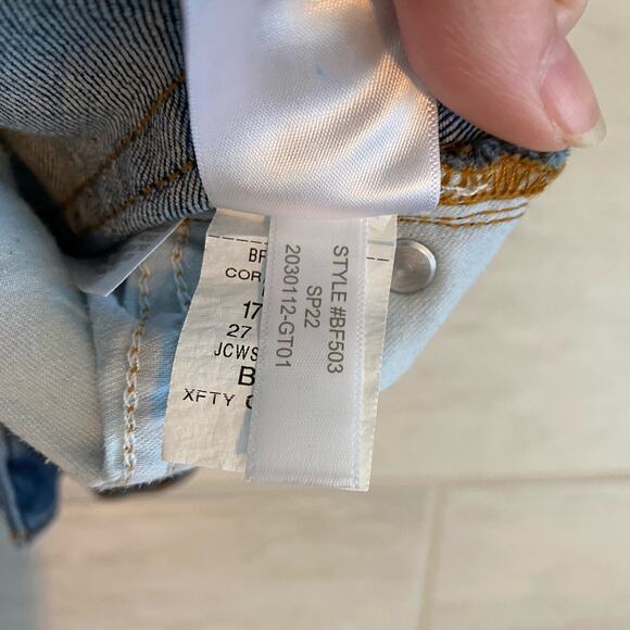 J.Crew Toothpick Jeans Blue 27P - Picture 7 of 9